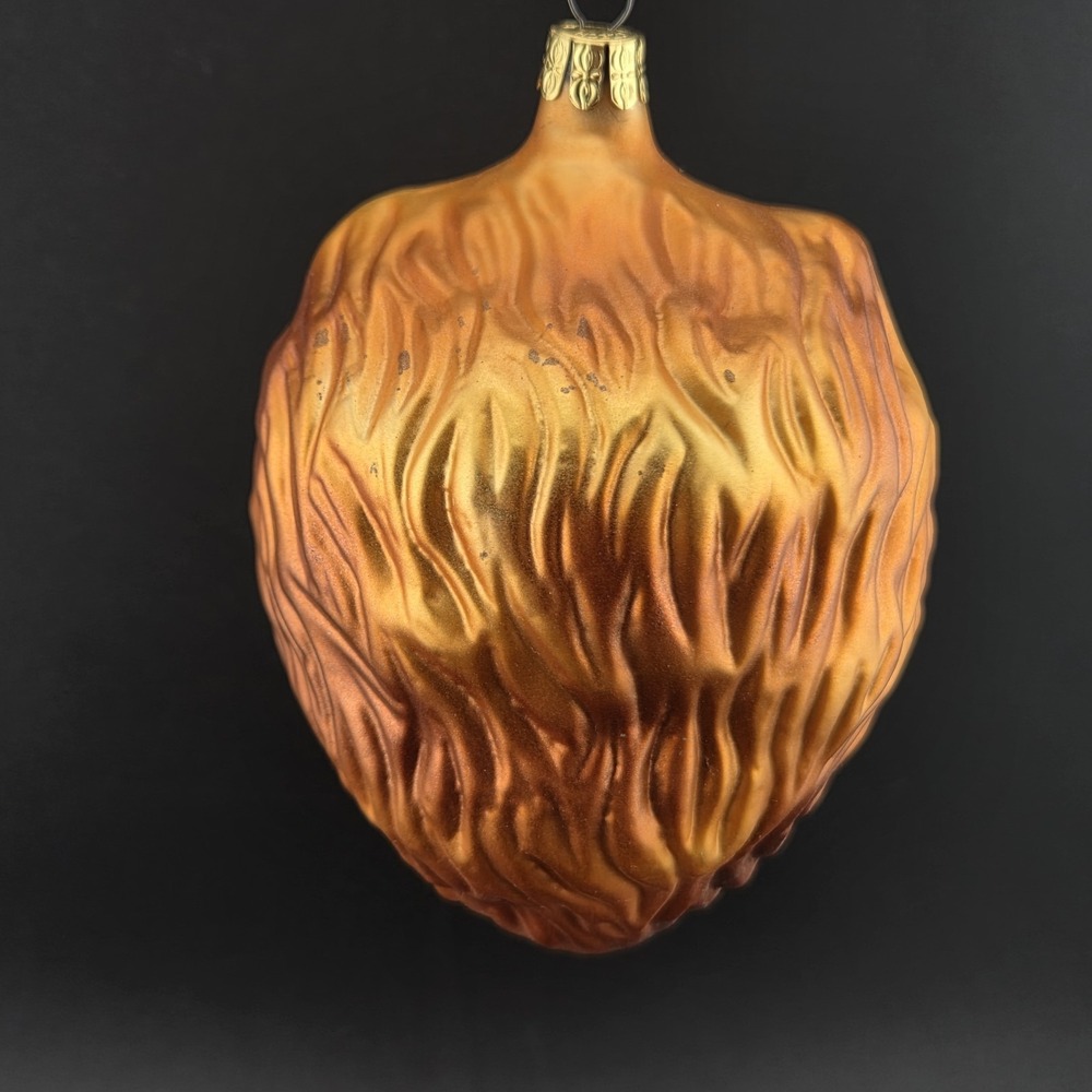 Lion Head Whitehurst Imports Czech Republic Hand Blown Christmas Ornament - Picture 2 of 7